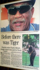 Newspaper article - Before there was Tiger Woods 