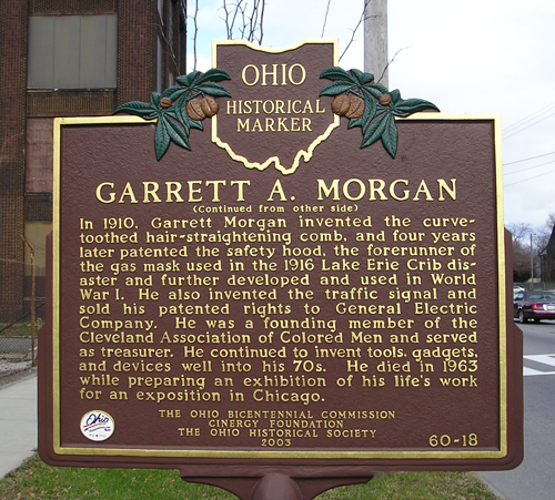 Gareet Morgan historical marker in Cleveland