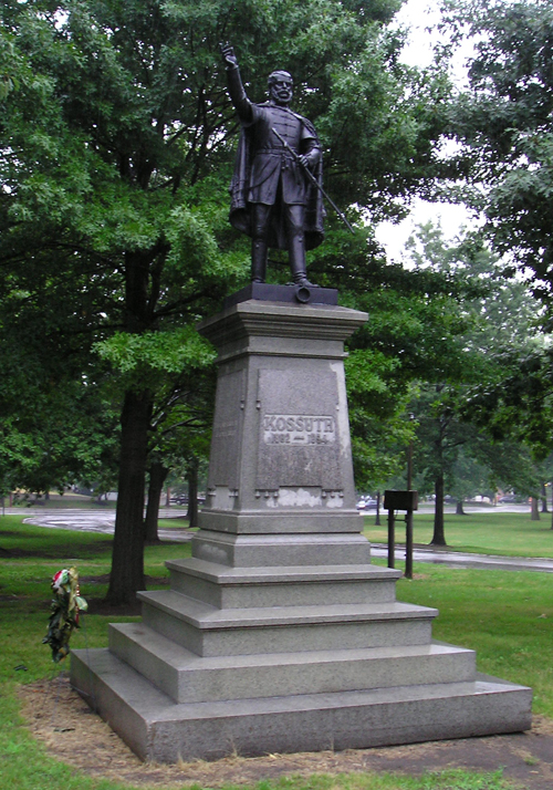 Louis Kossuth statue in Cleveland