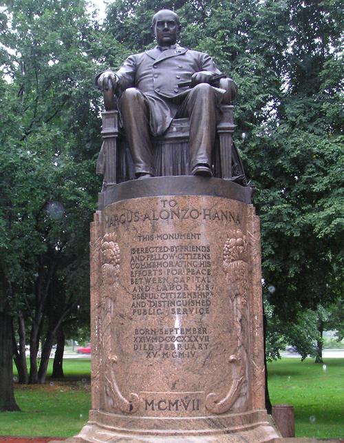 Marcus A. Hanna statue in Cleveland