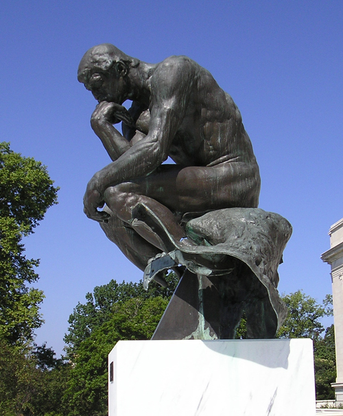 The Thinker by Rodin at the Cleveland Museum of Art