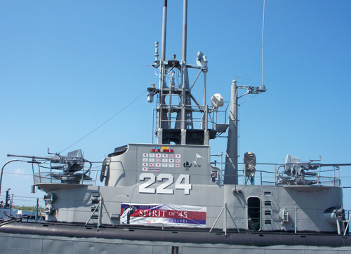 Submarine USS Cod in Cleveland
