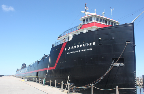 Steamship William G. Mather in Cleveland