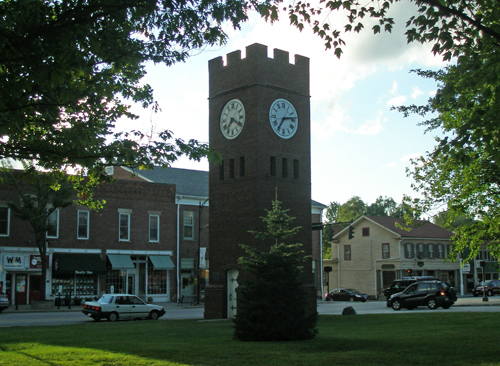 Clock Tower on Hudson Square