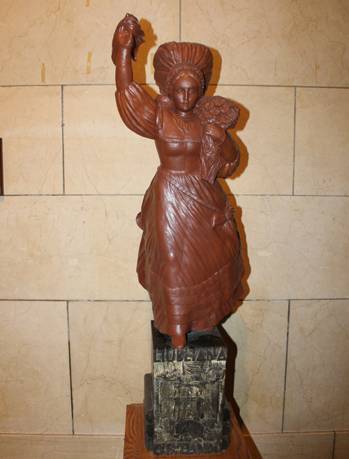 Lady of Slovenia statue in Cleveland