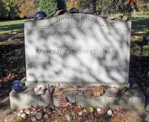 Gravesite of Cleveland Indians Ray Chapman