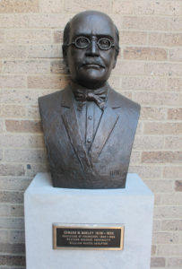 Edward Morley bust at CWRU