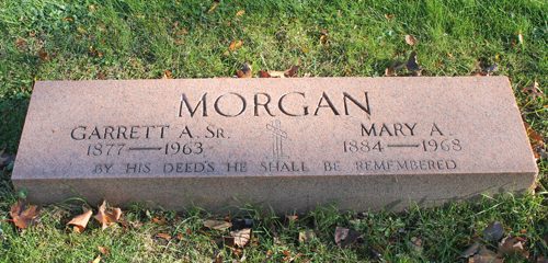 Garret Morgan grave in Cleveland