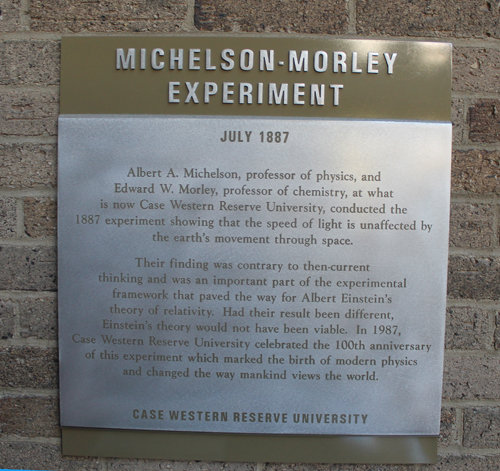 Michelson-Morley Experiment Marker