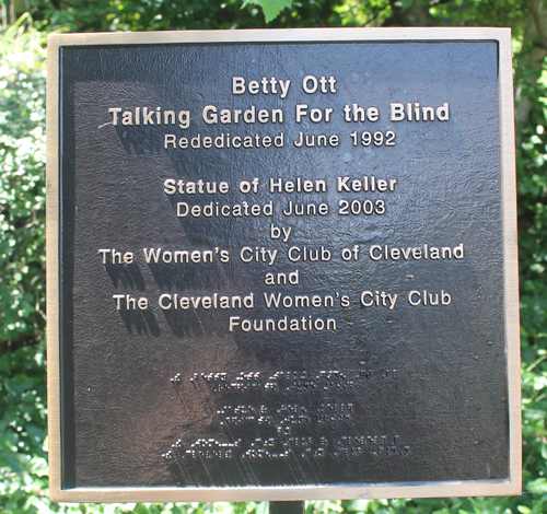 Betty Ott Talking Garden for the Blind in Cleveland