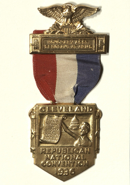 1936 Republican National Convention in Cleveland medal