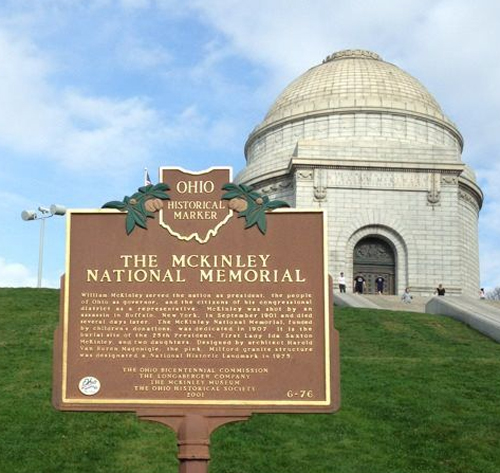 William McKinley Memorial Marker