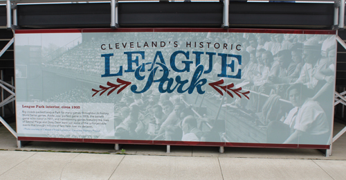 Cleveland's Historic League Park sign